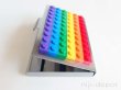 Photo3: Rainbow lego block card holder (3)