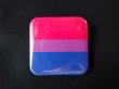 Photo1: Tin badge (Bisexual color) (1)